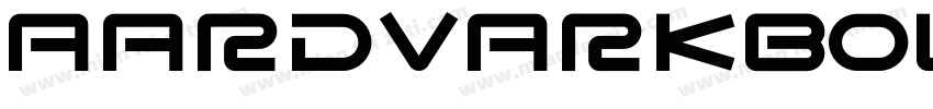 Aardvarkbold regular字体转换